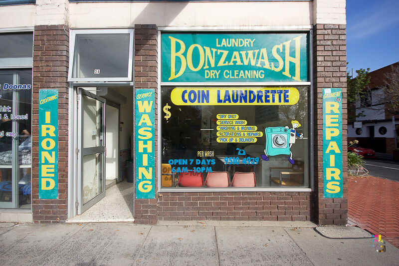 Those Little Shop Fronts - Coin Laundry Photo