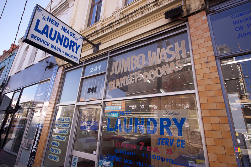 Those Little Shop Fronts - Coin Laundry Photo