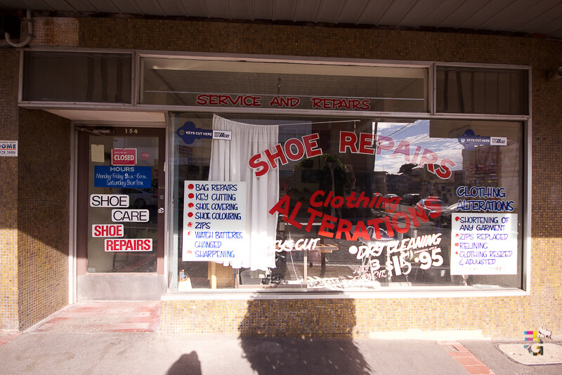 Those Little Shop Fronts - Shoe Repair Shop Photo